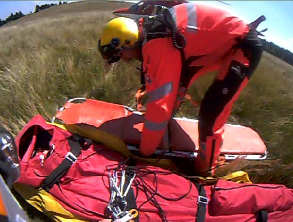 Na Martinských holiach spadol paraglajdista