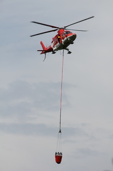 Nad Tatranskou Lomnicou dnes lietali tri vrtuľníky