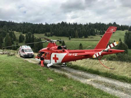 Vážny úraz hlavy v Bachledovej doline