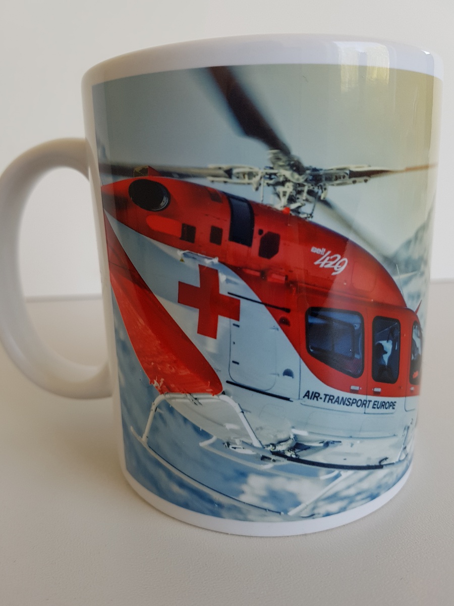 Hrnček s fotografiou vrtuľníka Bell 429 č. 3