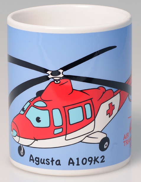 Hrnček- vrtuľník Agusta A109K2