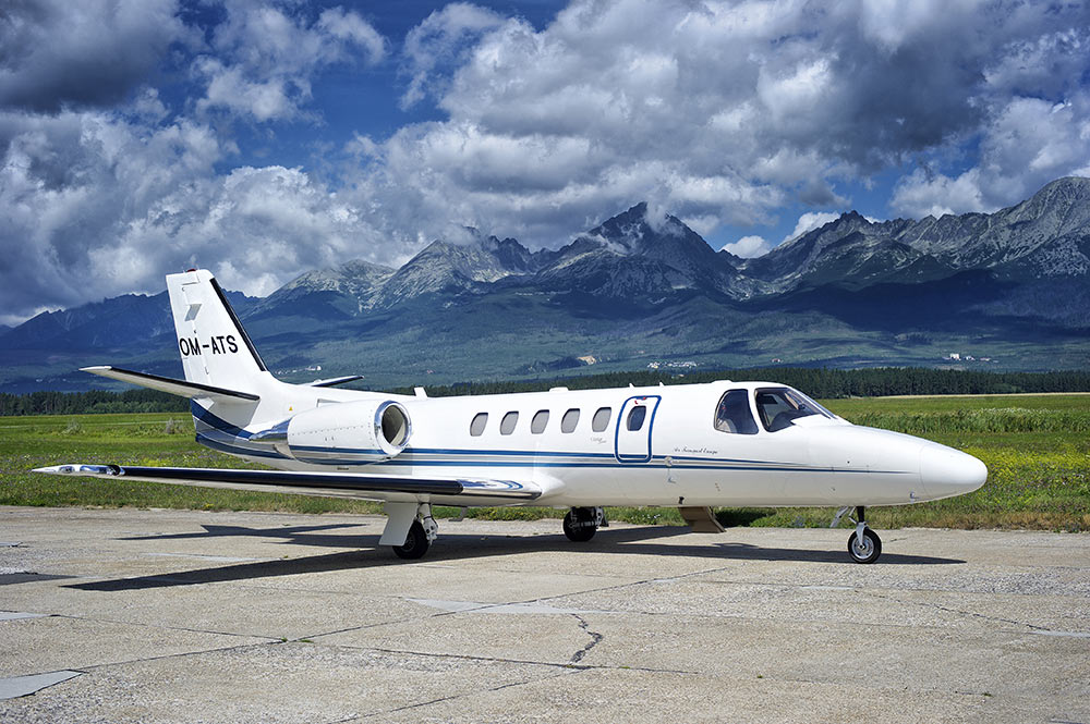 Nové prúdové lietadlo Cessna Citation 550 Bravo