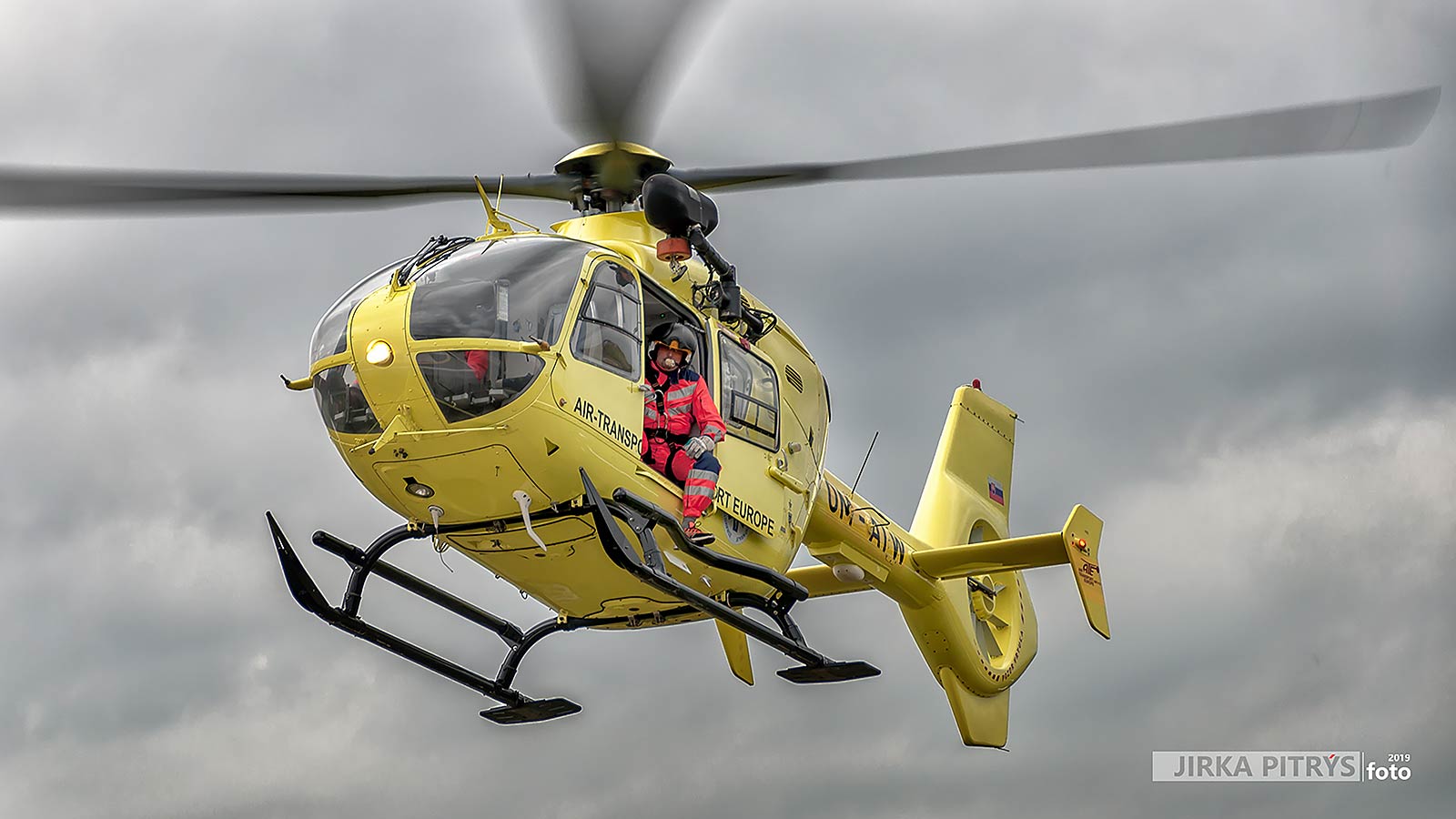 Helicopter EC 135 started its ARS operation at Olomouc.